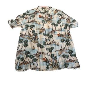 Batik Bay 2XLT Cream/Blue/Green